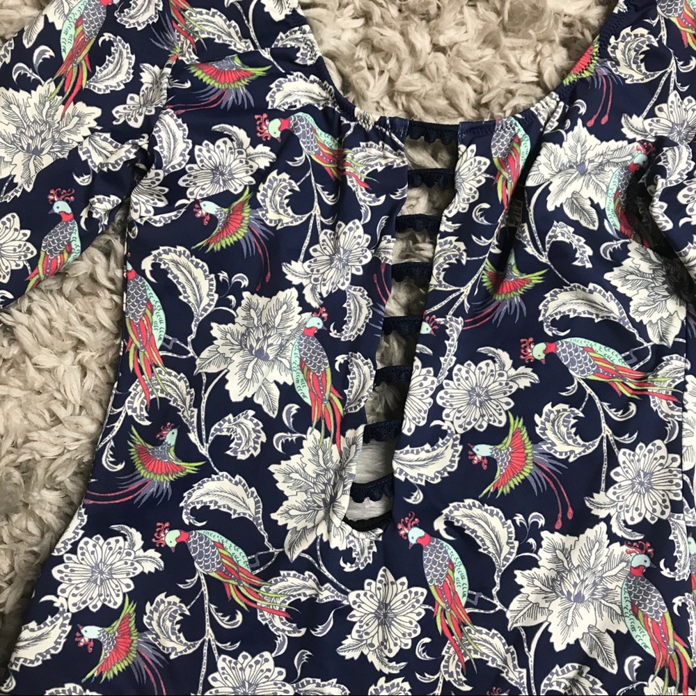 OndadeMar Bird of Paradise Long Sleeve Swimsuit A9 - Picture 3 of 13